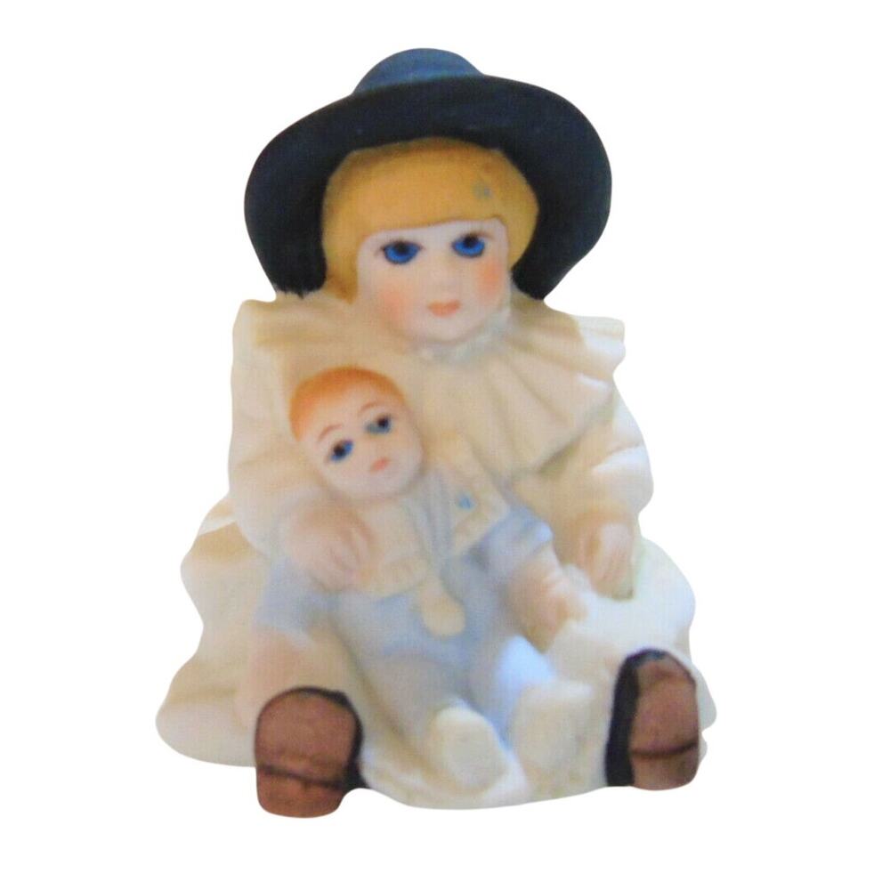 Jan Hagara Sharice & Lee Baby Doll Figurine Mini Porcelain 1.5" Limited New Box